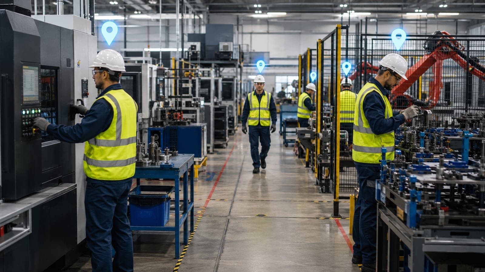 Presencia por zonas que impulsa el tiempo productivo, no la vigilancia